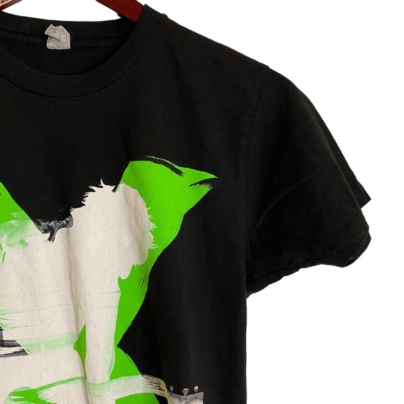 Rock Me Ed Sheeran X Tour Band Tee Shirt Black Green White Printed Slim Fit M - Picture 6 of 16
